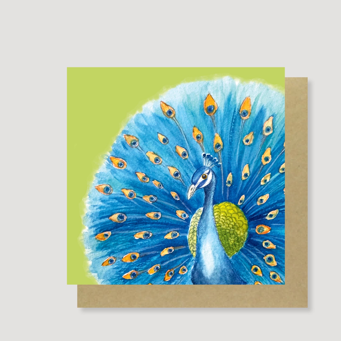 Peacock card