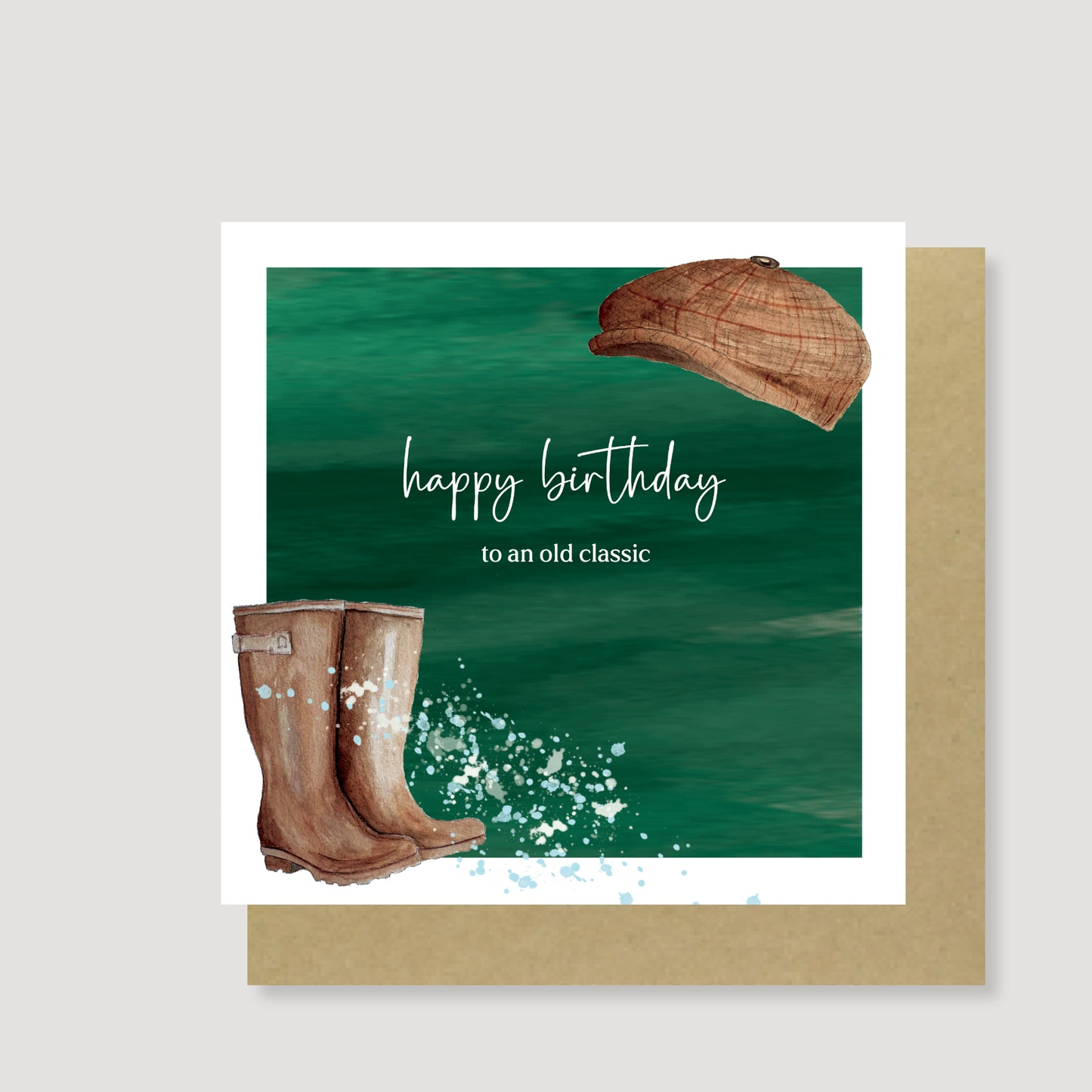 Old classic birthday card