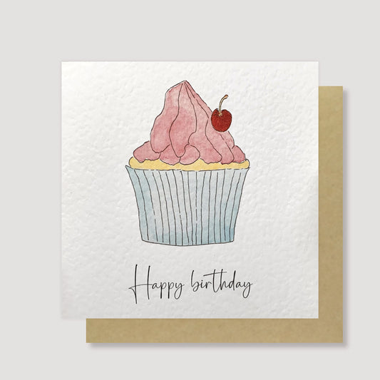 Cupcake birthday card