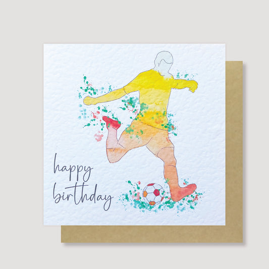 Football birthday card