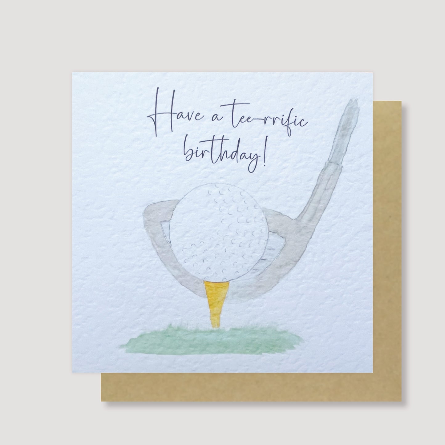 Golf birthday card