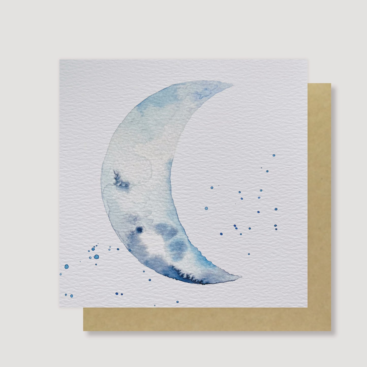 Crescent Moon card - pack of 6