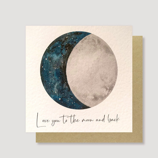 Love You to the Moon and Back card