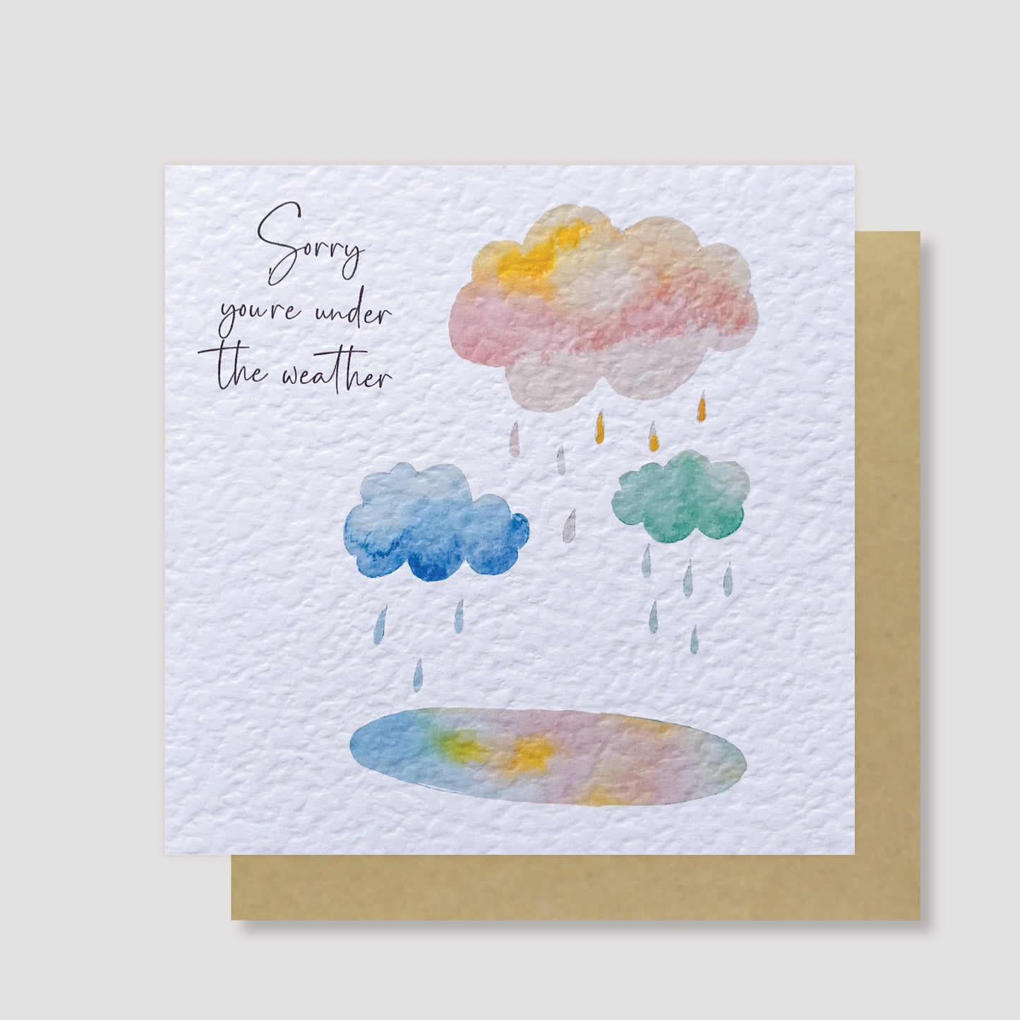 Under the Weather card - pack of 6