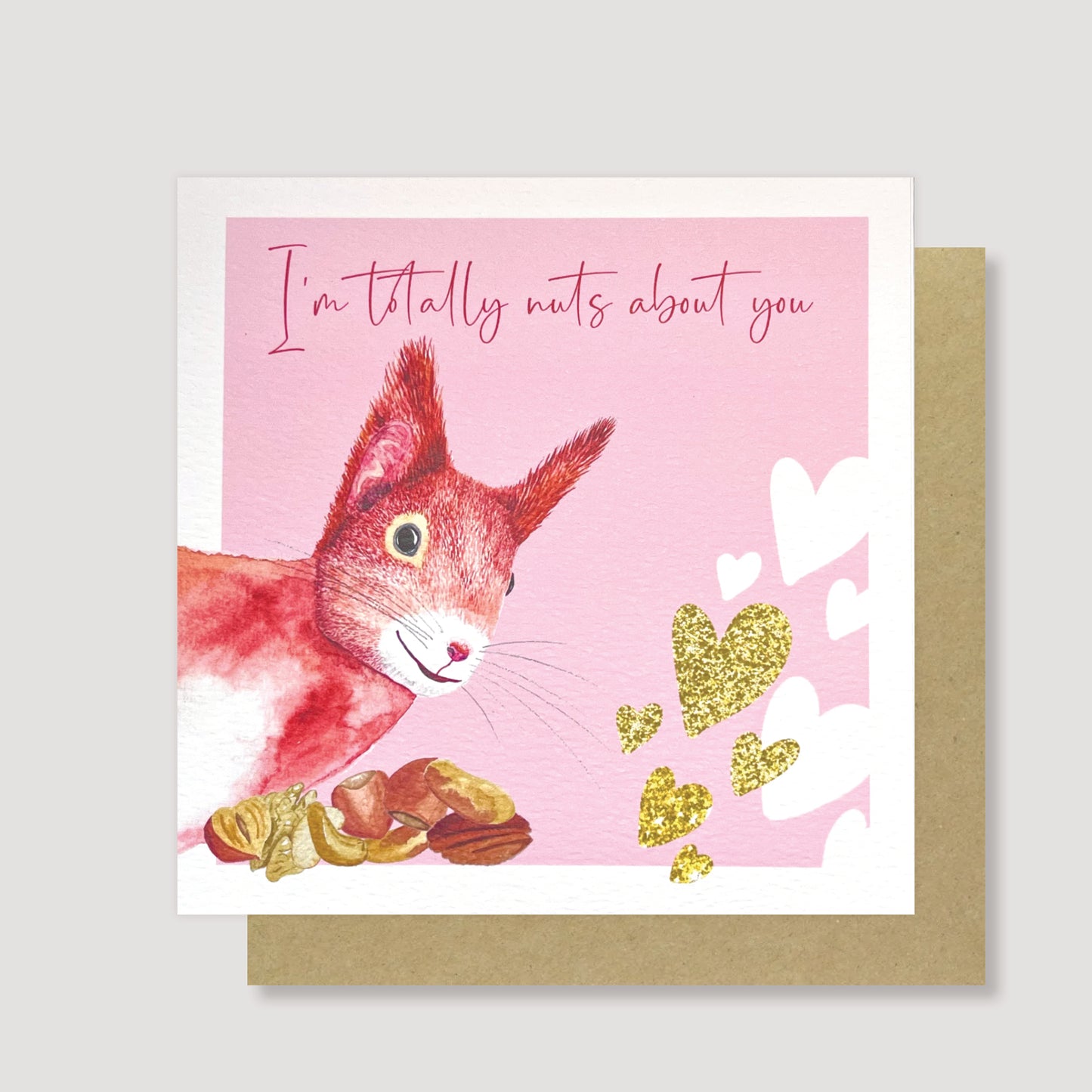 I'm totally nuts about you card