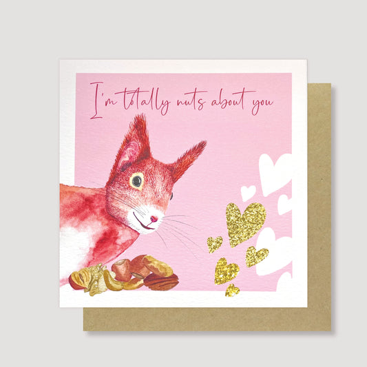 I'm totally nuts about you card