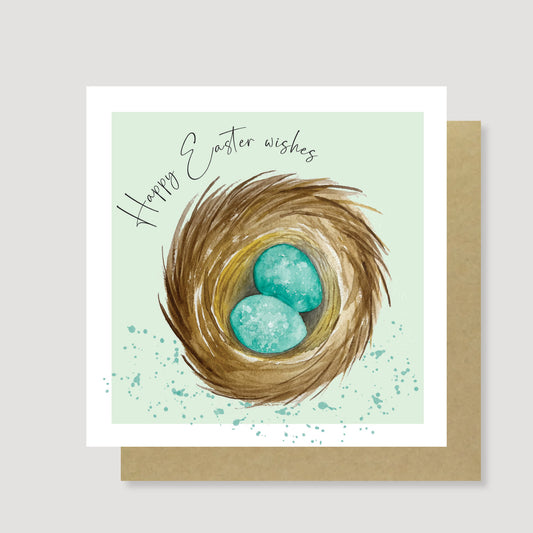 Nest Easter card - pack of 6