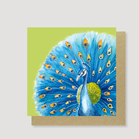 Peacock card