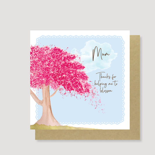 Blossom tree Mum card