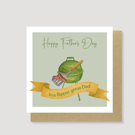 Barbeque Father's Day card