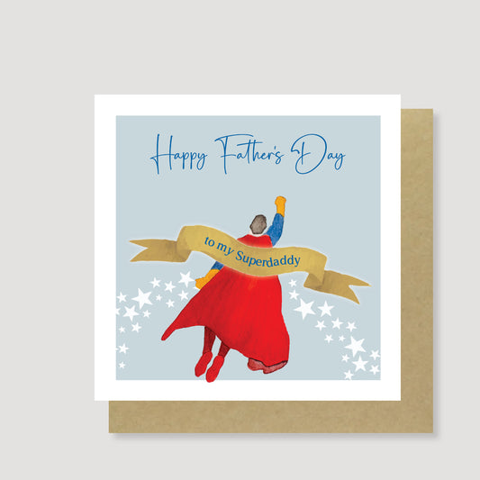 Superdaddy Father's Day card