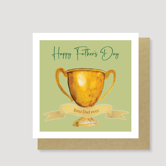 Trophy Father's Day card