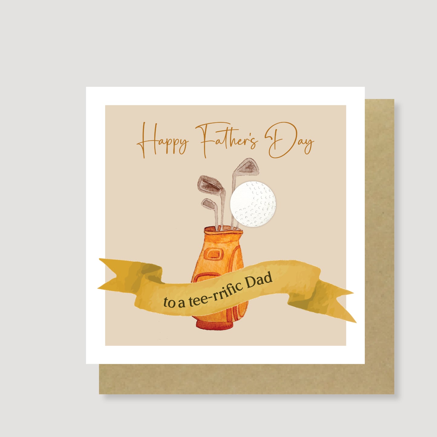 Golf Father's Day card