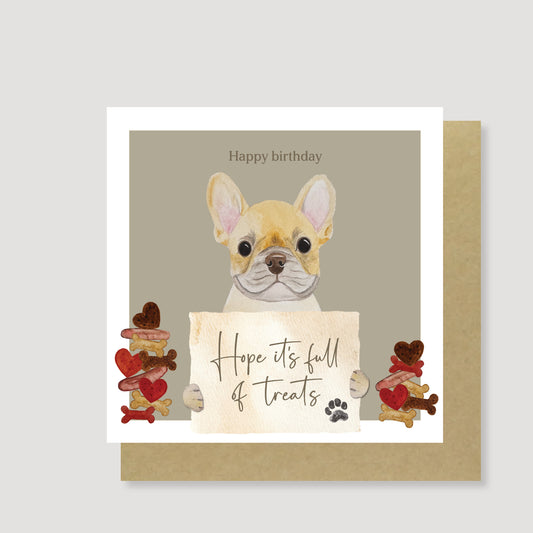 Treats birthday card