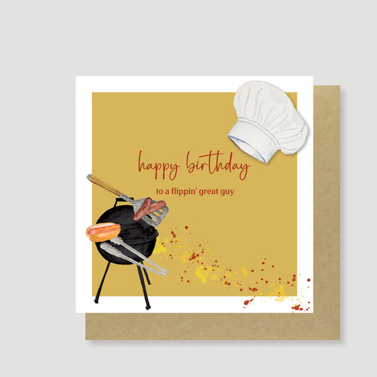 Barbeque birthday card